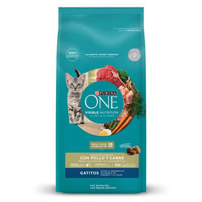 PURINA ONE GATO KITTEN SABOR POLLO Y CARNE
