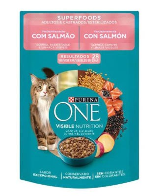 PURINA ONE SOBRE GATO ESTERILIZADO SALMON