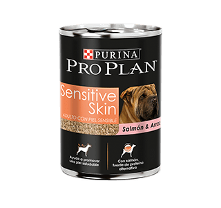 PRO PLAN SENSITIVE SKIN LATA SALMON 368G