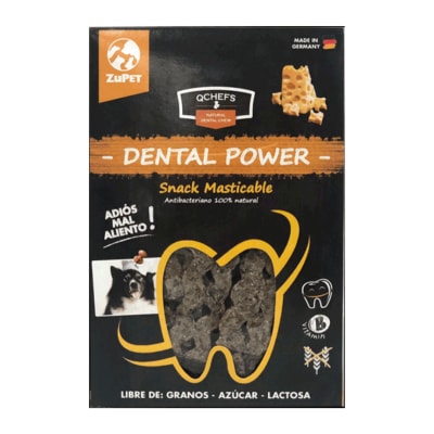 QCHEFS SNACK DENTAL MASTICABLE PERRO 65GRS