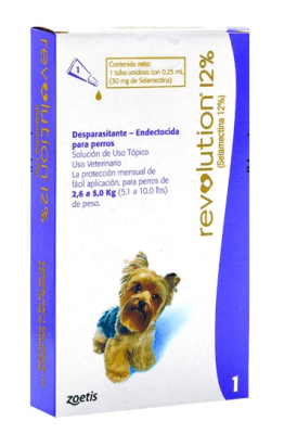 REVOLUTION 12% PERRO 2.6 - 5KG