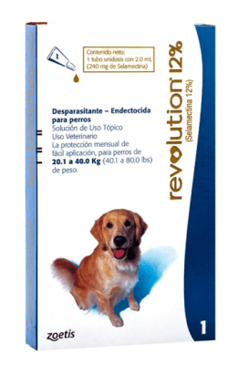 REVOLUTION 12% PERRO 20 - 40 KG