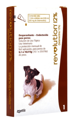 REVOLUTION 12% PERRO 5.1-10KG