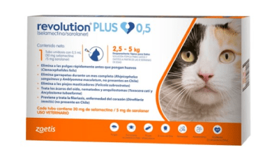 REVOLUTION PLUS GATO 2.5 - 5 KG