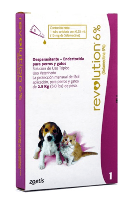 REVOLUTION 6% PERRO/GATO 2.5 KG