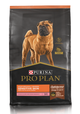 PRO PLAN SENSITIVE SKIN RAZA MEDIANA Y GRANDE  3KG (12453289)