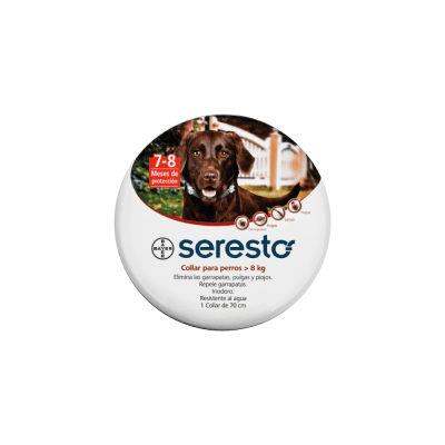 SERESTO COLLAR PERRO MÁS 8KG