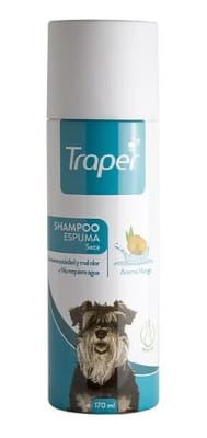 SHAMPOO PERRO ESPUMA SECA 170 ML TRAPER1