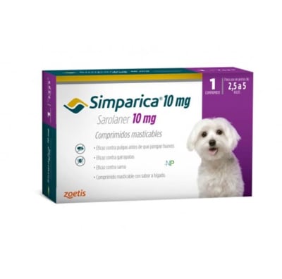 SIMPARICA 2.5 A 5 KG 1 COMPRIMIDO