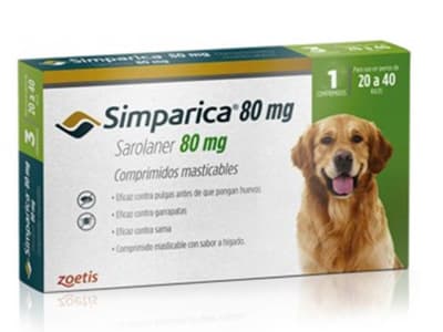SIMPARICA 20 A 40KG 1 COMPRIMIDO1