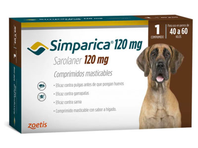 SIMPARICA 40 A 60KG 1 COMPRIMIDO