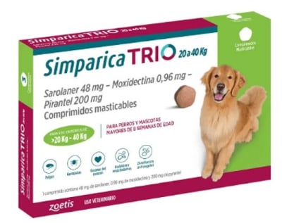 SIMPARICA TRIO 20 A 40KG