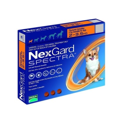 NEXGARD SPECTRA 2 - 3.5 KG 1 COMPRIMIDO