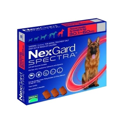 NEXGARD SPECTRA 30.1 - 60KG 1 COMPRMIDO