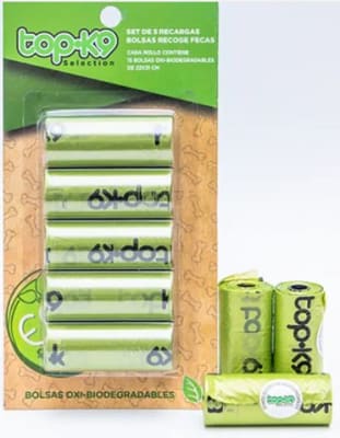 TOPK9 OXIBIODEGRADABLES 5 UNID. BOLSA RECOGE FECAS1
