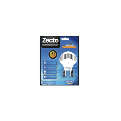 ZECTO REPELENTE INSECTICIDAD ELECTRICO DIFUSOR CON TABLETAS