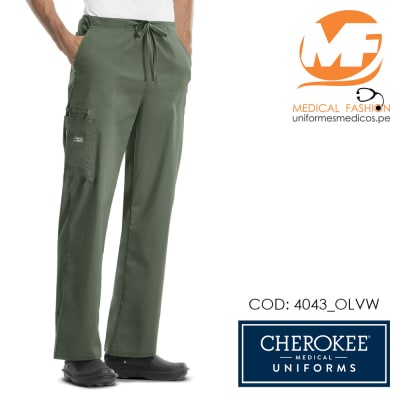 Pantalon Verde Olivo Unisex 4043
