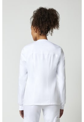 Casaca de cierre Cherokee Core Stretch Blanca 4315 - WHTW