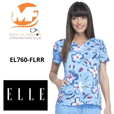 Chaqueta estampada mujer  EL760-FLRR