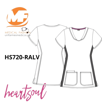 V-Neck Top Rainbow Love HS720