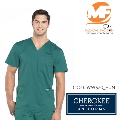 Chaqueta Verde Cirugía WW670