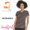 V-Neck Top Rainbow Love HS7201