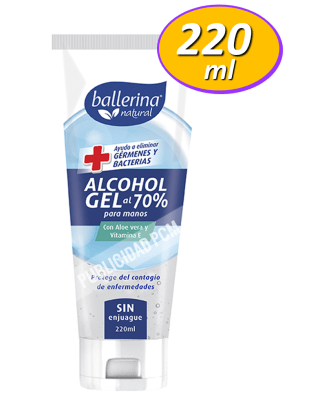 ALCOHOL GEL BALLERINA 220 ML ALCOHOL GEL BALLERINA 220 ML