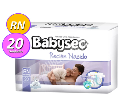 PAÑAL BABYSEC RECIEN NACIDO PAÑAL BABYSEC RECIEN NACIDO