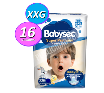 PAÑAL BABYSEC SUPER PREMIUM XXG PAÑAL BABYSEC SUPER PREMIUM XXG