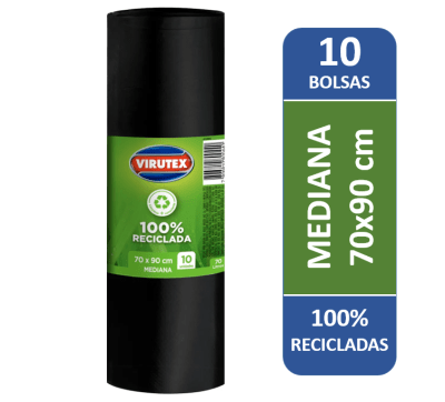 BOLSA BASURA VIRUTEX 70x901