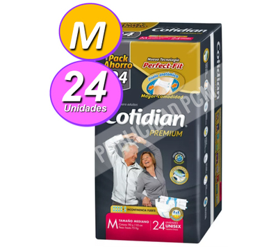 PAÑAL ADULTO COTIDIAN PREMIUM M x 24 PAÑAL ADULTO COTIDIAN PREMIUM M x 24
