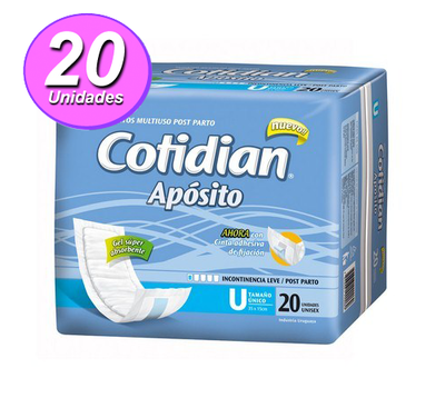 APÓSITO COTIDIAN UNISEX 20 APÓSITO COTIDIAN UNISEX 20