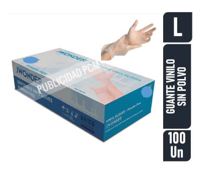 GUANTE VINILO L