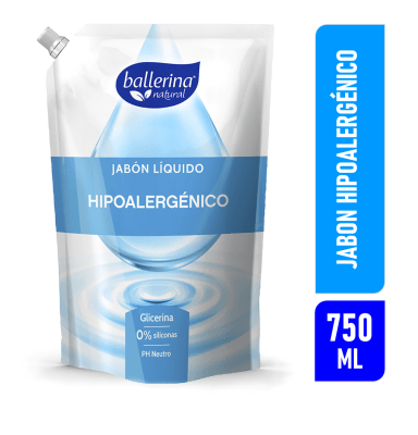 JABON BALLERINA HIPOALERGENICO