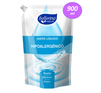 JABON BALLERINA HIPOALERGENICO JABON BALLERINA HIPOALERGENICO