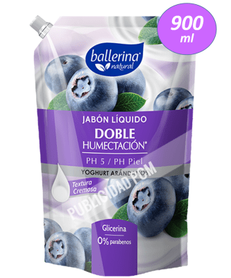 JABON BALLERINA YOGHURT ARANDANOS JABON BALLERINA YOGHURT ARANDANOS