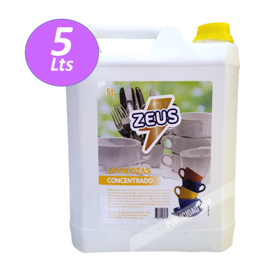LAVALOZA CONCENTRADO ZEUS 5 LTS LAVALOZA CONCENTRADO ZEUS 5 LTS