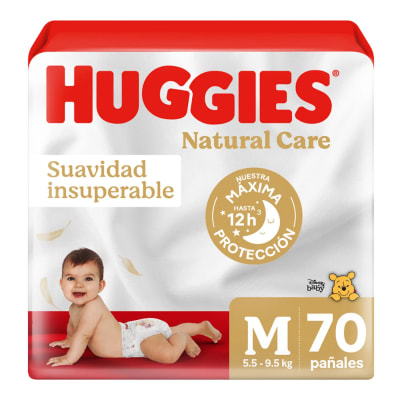 PAÑAL HUGGIES NAT CARE Mx70