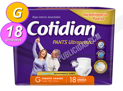 PAÑAL CALZÓN COTIDIAN G x 18 PAÑAL CALZÓN COTIDIAN G x 18