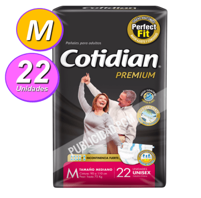PAÑAL ADULTO COTIDIAN PREMIUM M x 22 PAÑAL ADULTO COTIDIAN PREMIUM M x 22