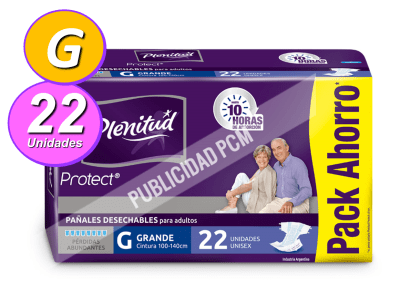 PAÑAL ADULTO PLENITUD G x 22 PAÑAL ADULTO PLENITUD G x 22