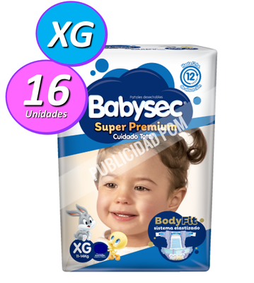 PAÑAL BABYSEC SUPER PREMIUM XG PAÑAL BABYSEC SUPER PREMIUM XG