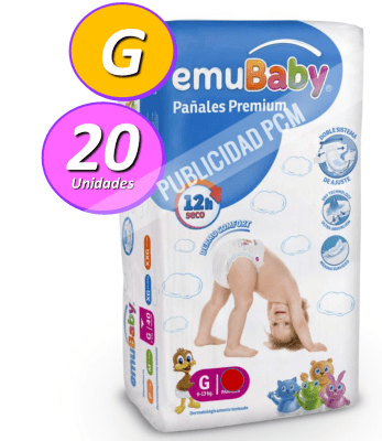 PAÑAL EMUBABY G x 20 PAÑAL EMUBABY G x 20