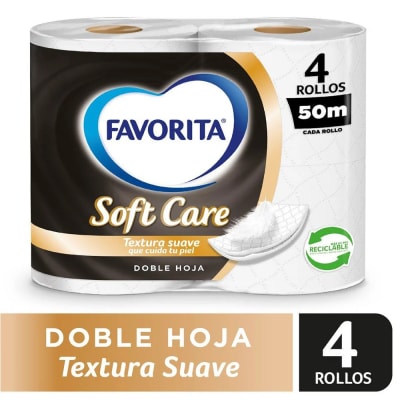 PAPEL HIGIENICO FAVORITA SOFTCARE