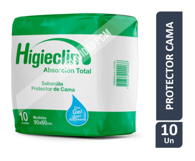 HIGIECLIN PROTECTOR CAMA 10 Un
