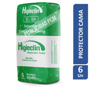 HIGIECLIN PROTECTOR CAMA 6 Un