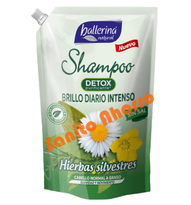 SHAMPOO BALLERINA DETOX HIERBAS SHAMPOO BALLERINA DETOX HIERBAS
