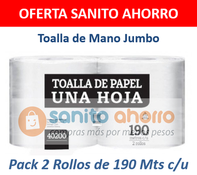 TOALLA JUMBO ELITE ECONÓMICA 190 Mts TOALLA JUMBO ELITE ECONÓMICA 190 Mts