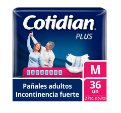 PAÑAL ADULTO COTIDIAN PLUS M