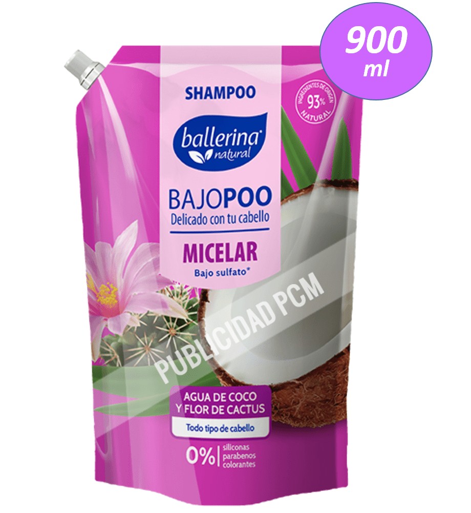 SHAMPOO BALLERINA MICELAR Pañales a Domicilio